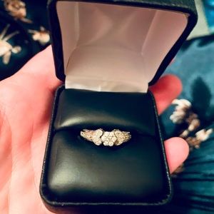 10K white gold